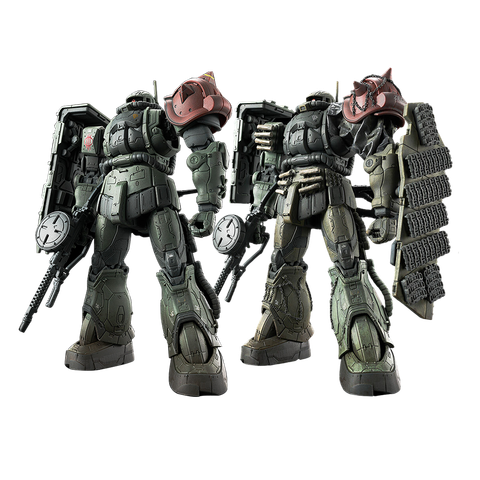 HG RFV 1/144 MS-06F Zaku 2 F Type & Zaku 2 Unidentified Type LeSean