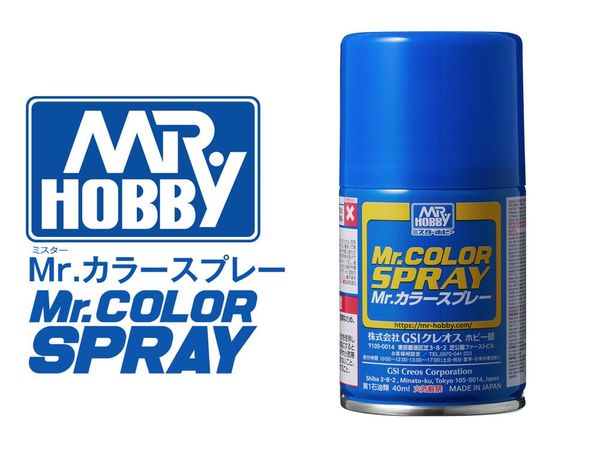Sơn xịt Mr. ColorSPRAY - Nhiều mầu - Gốc Dung Môi Lacquer