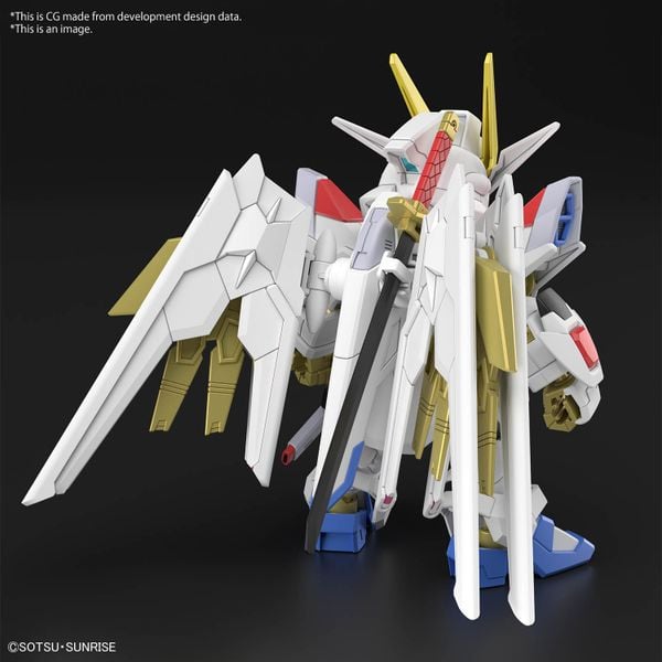 SD CS Gundam Cross Silhouette Mighty Strike Freedom Gundam