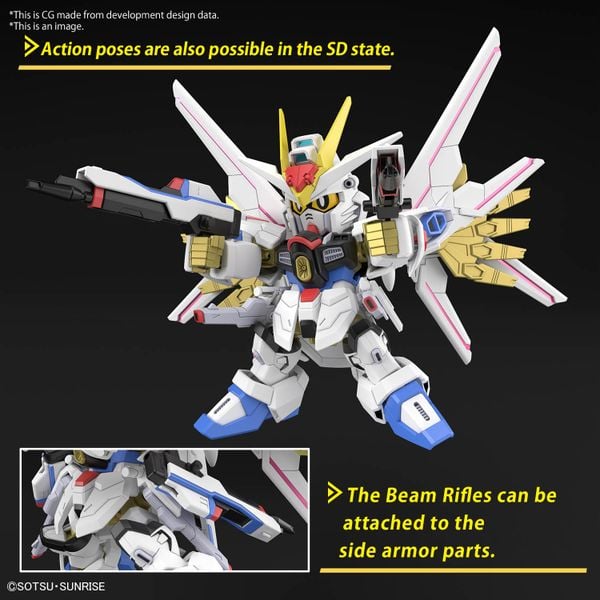 SD CS Gundam Cross Silhouette Mighty Strike Freedom Gundam