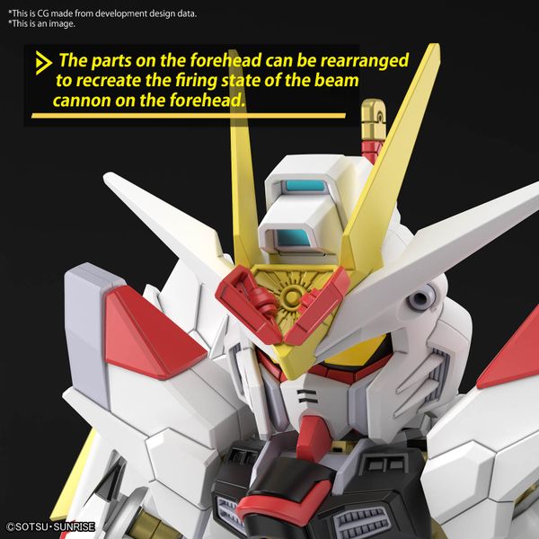 SD CS Gundam Cross Silhouette Mighty Strike Freedom Gundam
