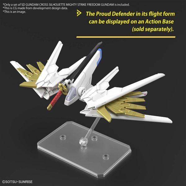 SD CS Gundam Cross Silhouette Mighty Strike Freedom Gundam