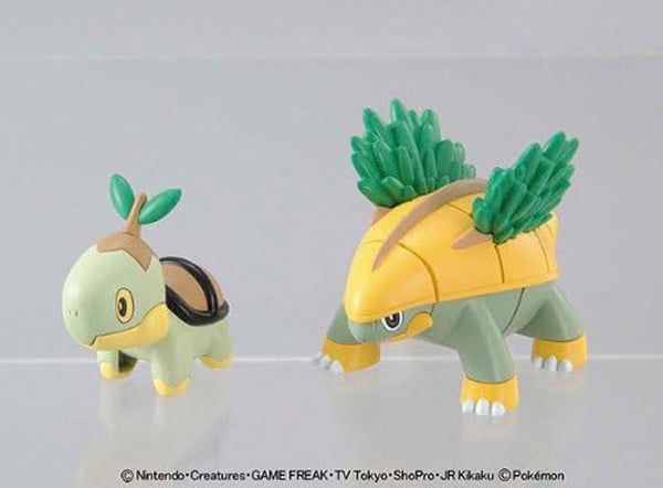 Pokemon Plastic Model Collection TORTERRA EVOLUTION SET