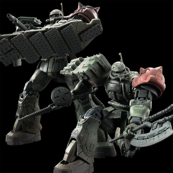 HG RFV 1/144 MS-06F Zaku 2 F Type & Zaku 2 Unidentified Type LeSean