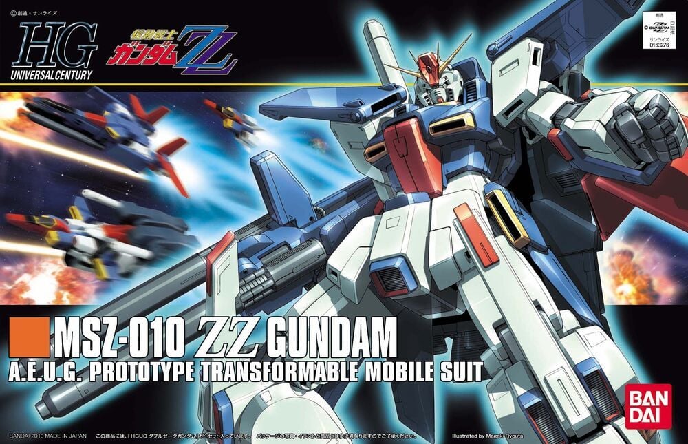 HG UC 1/144 MSZ-010 ZZ Gundam - LIB Gunpla