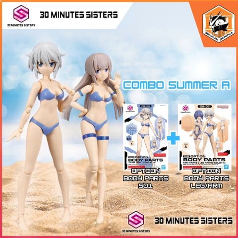 30MS Combo Summer A (30MS Option Body Parts Type S01 + 30MS Option Body Parts Arm Parts & Leg Parts) Color A