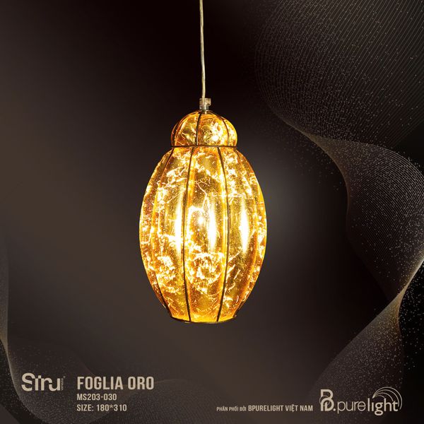  Đèn trang trí Foglia Oro - MS203 - 030 
