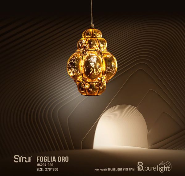  Đèn trang trí Foglia Oro - MS207-030 