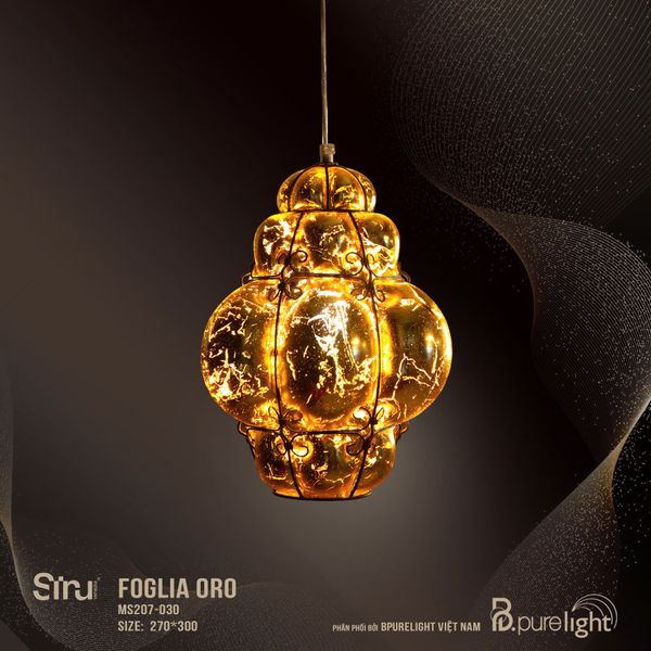  Đèn trang trí Foglia Oro - MS207-030 