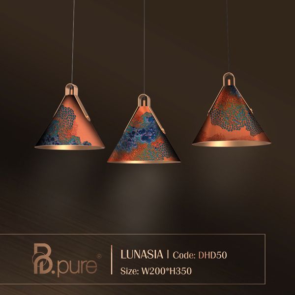  Đèn thả Sơn Mài LUNASIA – DHD50 