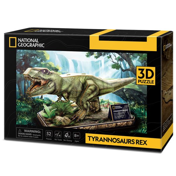  Xếp hình 3D Nat Geo: Khủng long Tyrannosaurus REX 