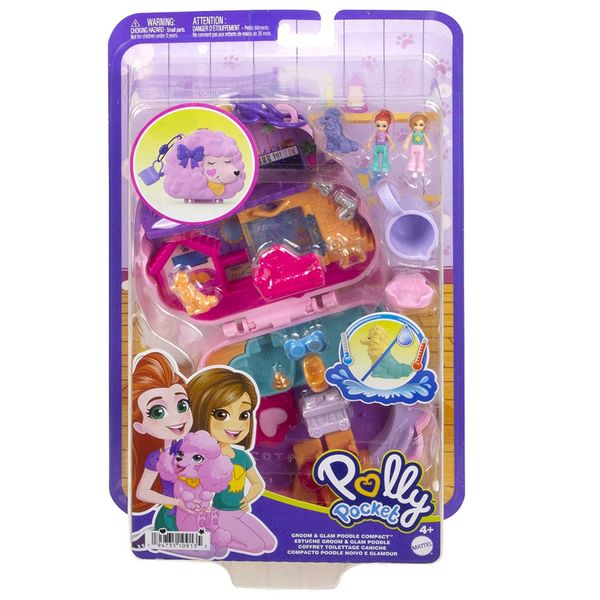  Polly Pocket và Spa thư giãn với cún Poodle 