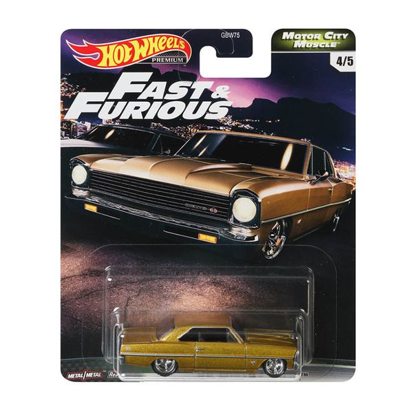  Đồ Chơi Siêu Xe Fast And Furious 66 Chevy Nova HOT WHEELS 