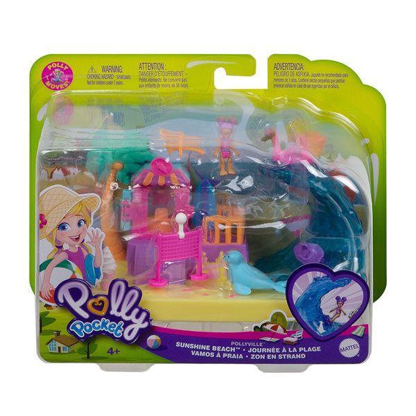  Đồ Chơi Bãi Biển Nắng Xanh Polly Pocket 