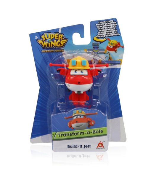  Đồ Chơi Robot Biến Hình Mini Jett Xây Dựng SUPERWINGS 