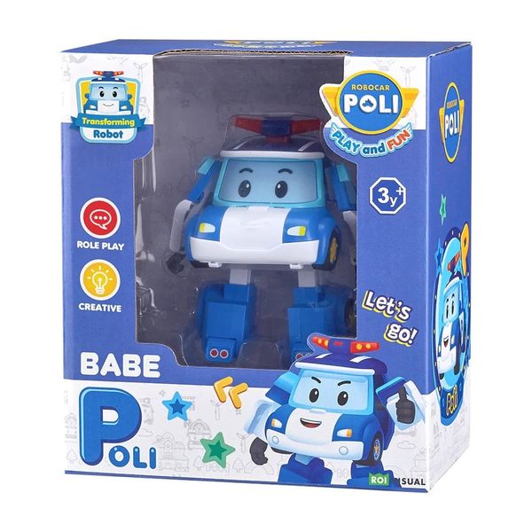  Robot biến hình xe cảnh sát Babe Poli 