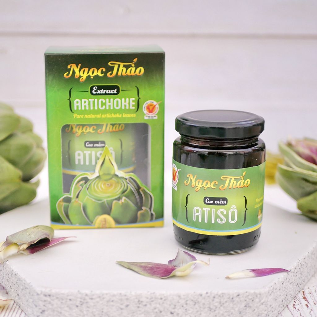 Hộp Cao Atiso Lá Tươi Ngọc Thảo 150 gram (Đựng trong 1 hũ thủy tinh)