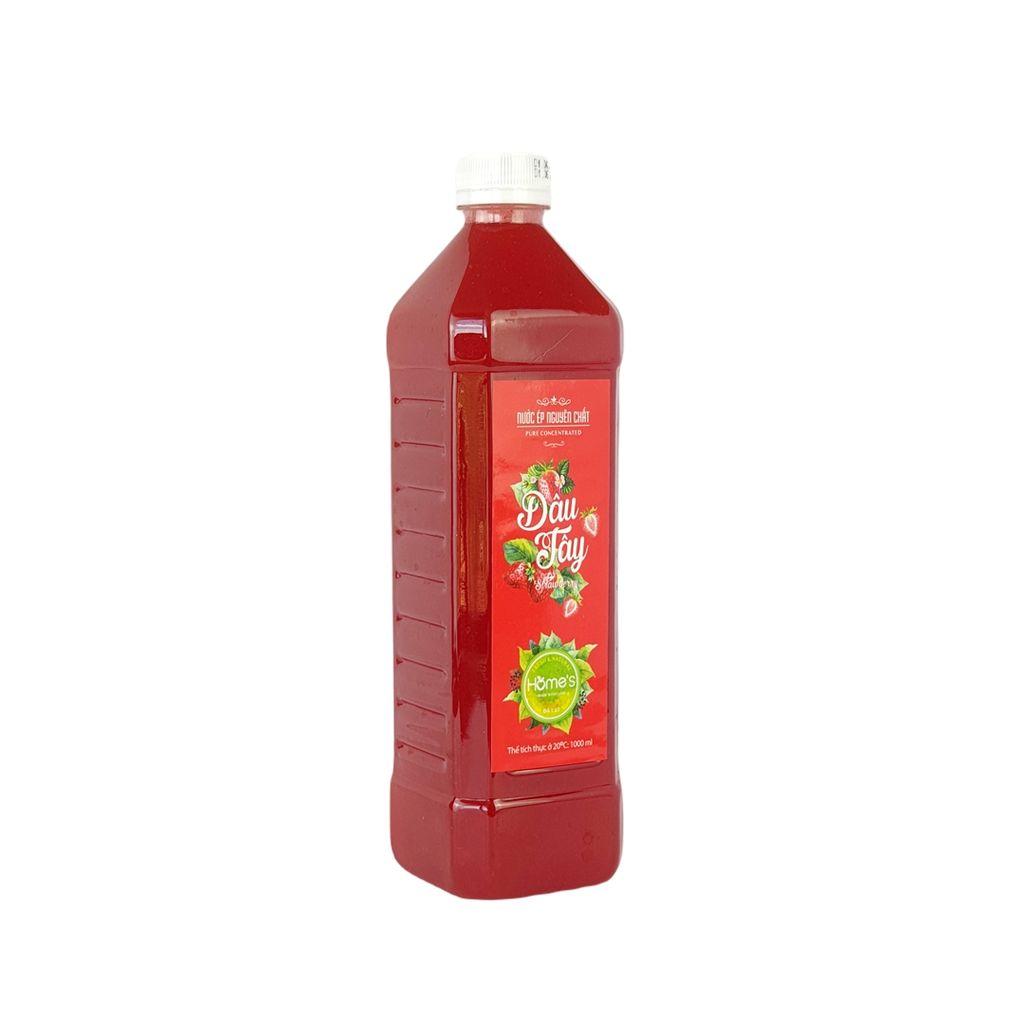 Chai nước cốt dâu tây Ngọc Thảo loại 1000ml
