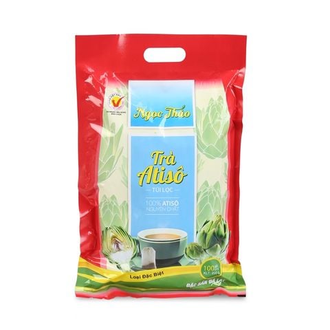 Gói Trà Atiso Túi Lọc Ngọc Thảo loại Đặc Biệt | 100 túi (gói màu đỏ)