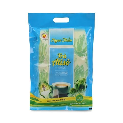 Gói Trà Atiso Túi Lọc Ngọc Thảo loại Thượng Hạng - 100 túi (gói xanh dương)