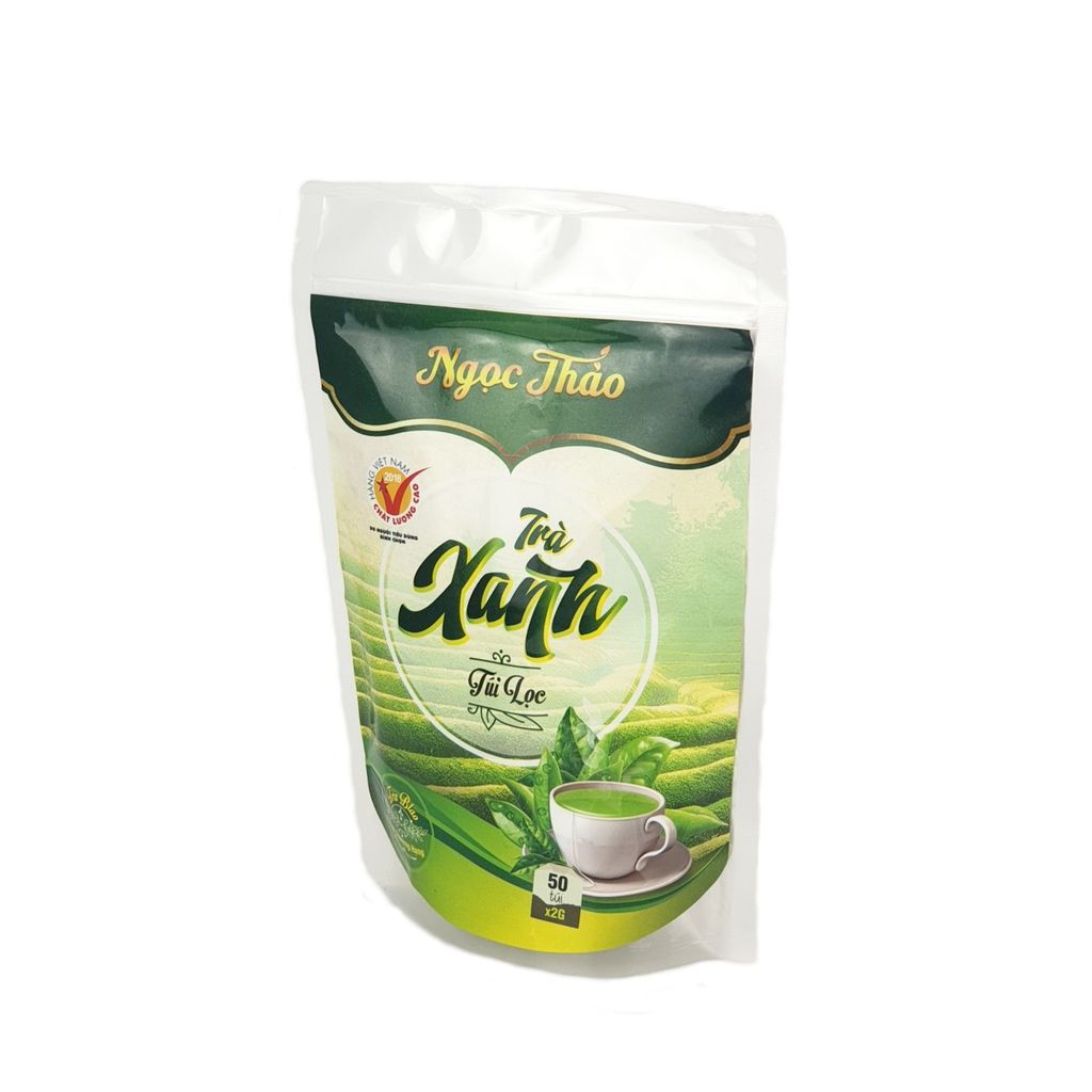 Gói Trà Xanh Túi Lọc Ngọc Thảo - 50 túi