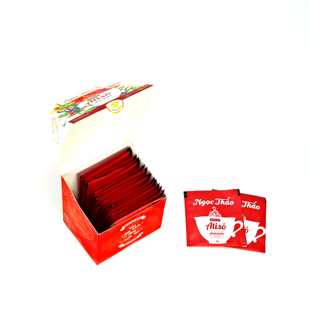 Hộp Trà Atiso Túi Lọc Ngọc Thảo loại Cao Cấp - 15 túi lọc