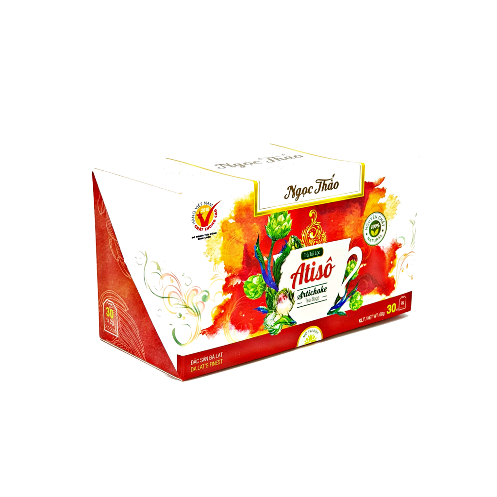 Hộp Trà Atiso Túi Lọc Ngọc Thảo loại Cao Cấp - 30 túi lọc