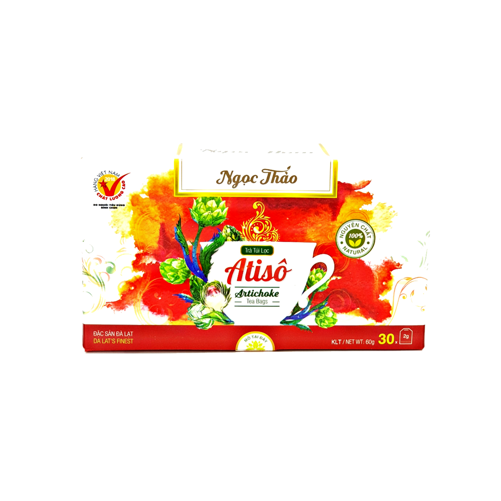 Hộp Trà Atiso Túi Lọc Ngọc Thảo loại Cao Cấp - 30 túi lọc