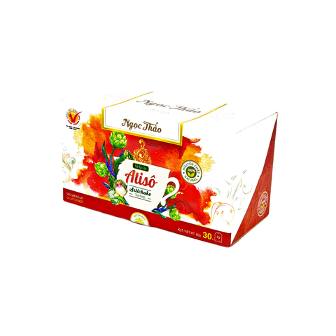 Hộp Trà Atiso Túi Lọc Ngọc Thảo loại Cao Cấp - 30 túi lọc