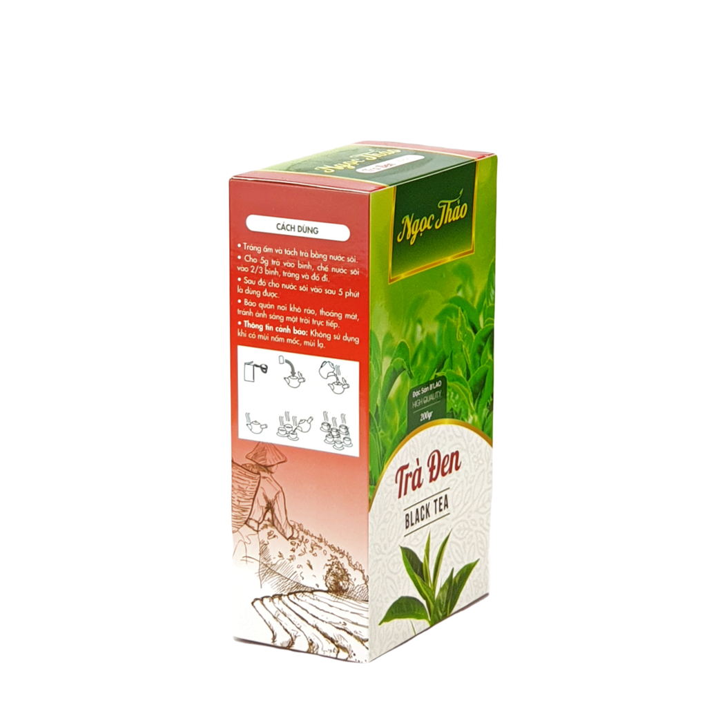Hộp Trà Đen 200 gr - Ngọc Thảo