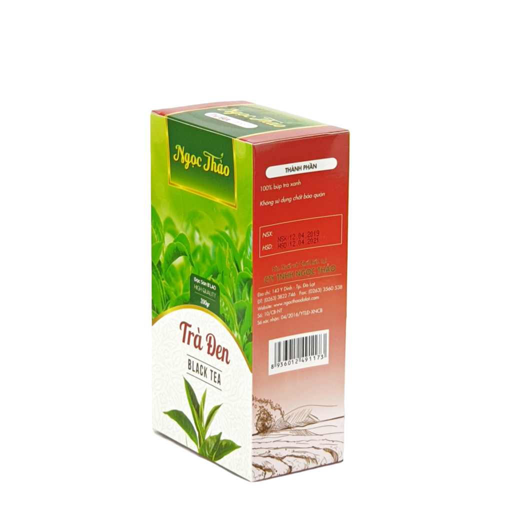 Hộp Trà Đen 200 gr - Ngọc Thảo