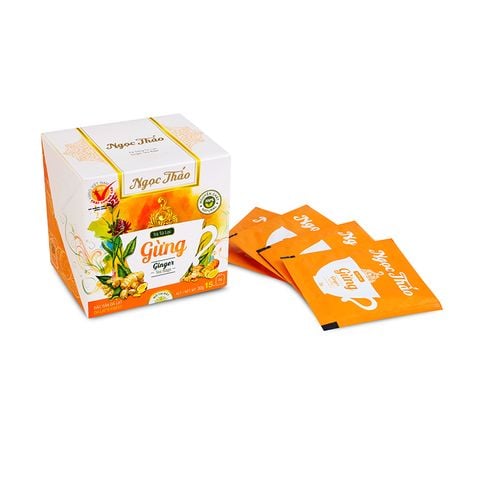 Hộp trà Gừng 15 túi lọc - Ngọc Thảo
