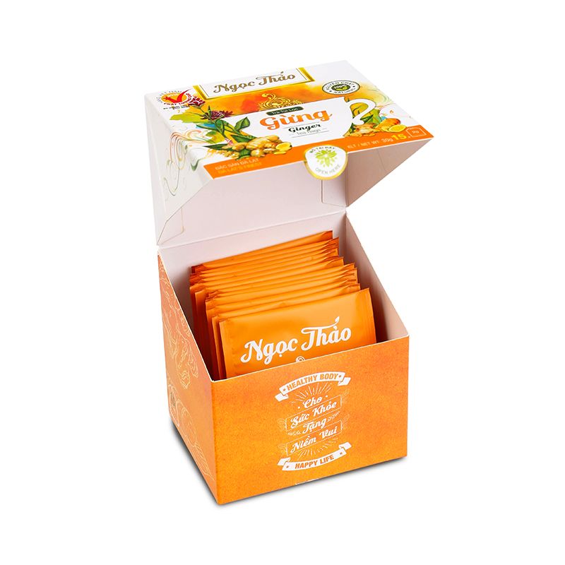Hộp trà Gừng 15 túi lọc - Ngọc Thảo