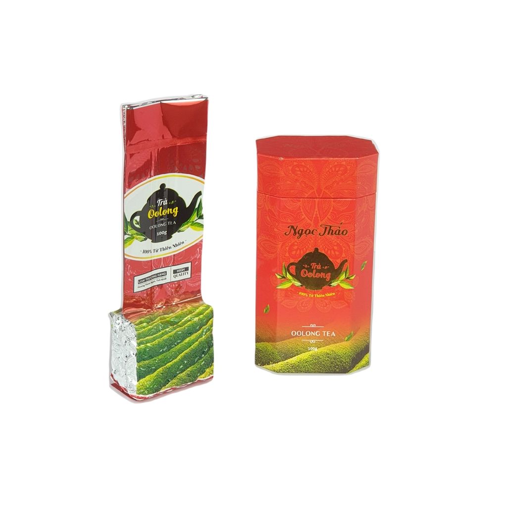 Hộp Trà Oolong Ngọc Thảo loại thượng hạng 100g