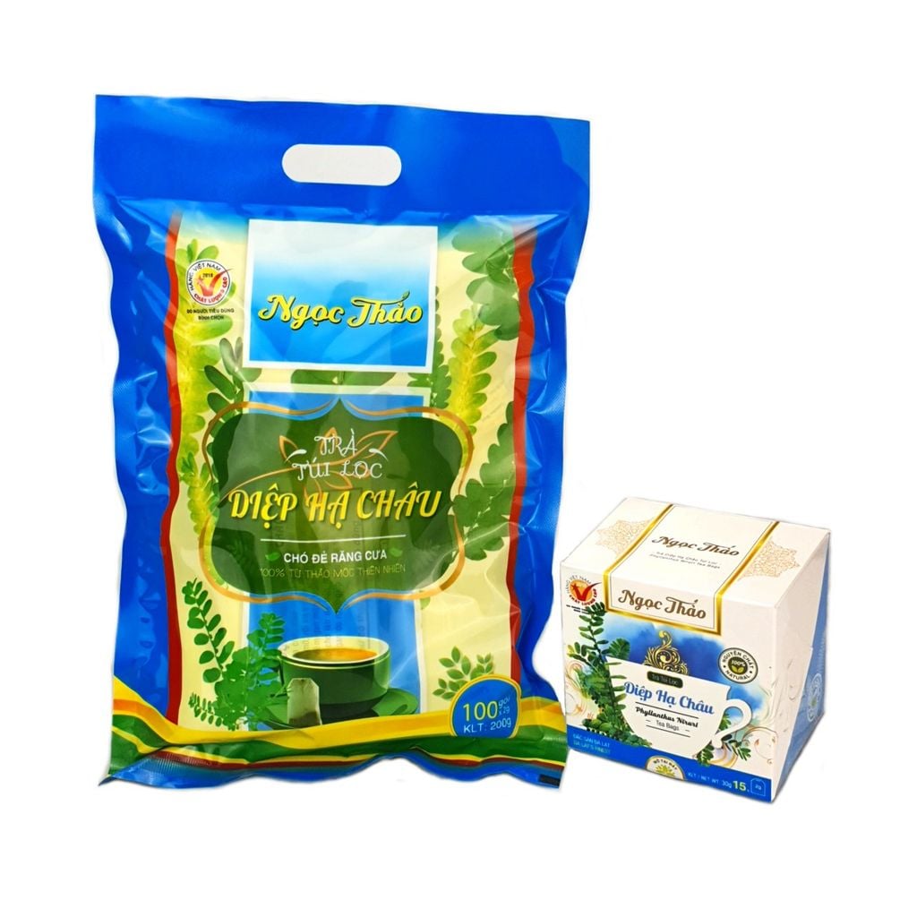 Gói Trà Diệp Hạ Châu Ngọc Thảo - 100 túi lọc