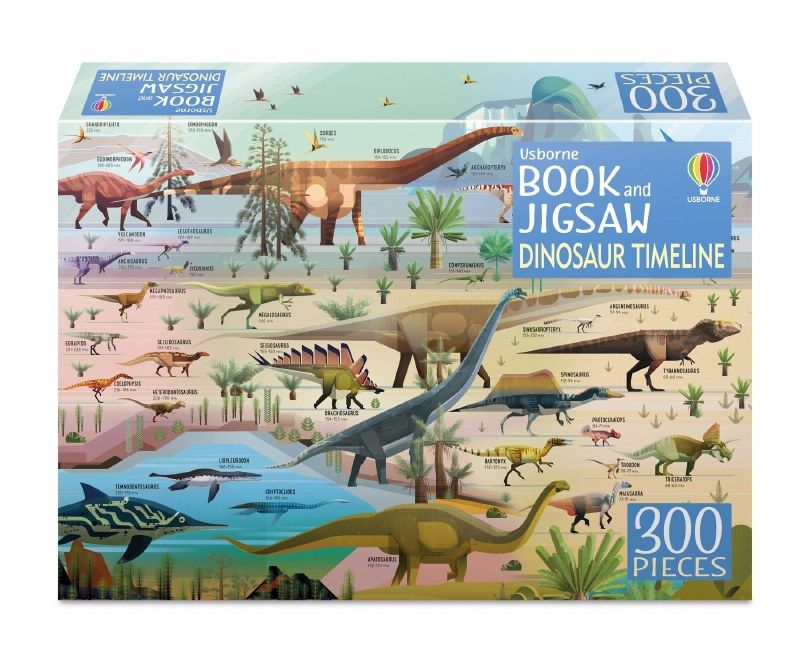  Dinosaur Timeline Book and Jigsaw 