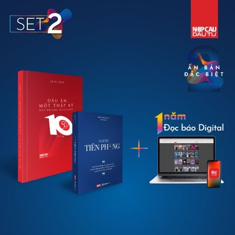  Set 2: Ấn Bản Người Tiên Phong + Dấu Ấn Một Thập Kỷ + 1 Năm Digital Magazine 