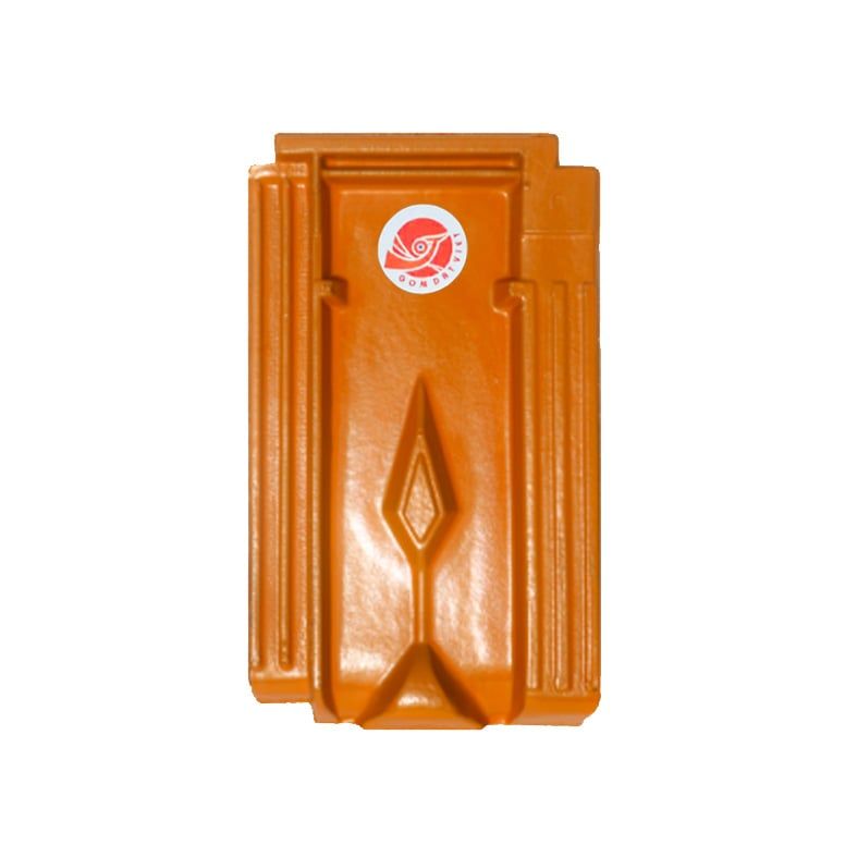Ngói 22 tráng men màu cam