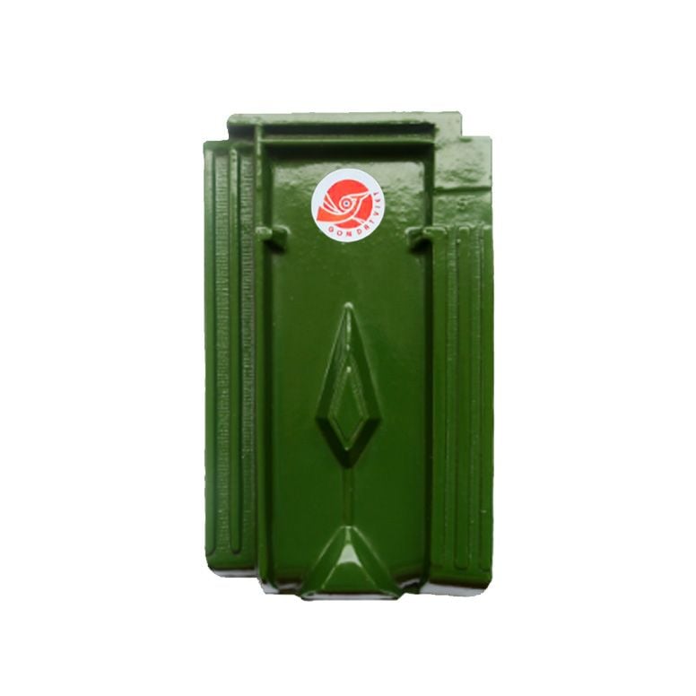 Ngói 22 tráng men màu xanh rêu