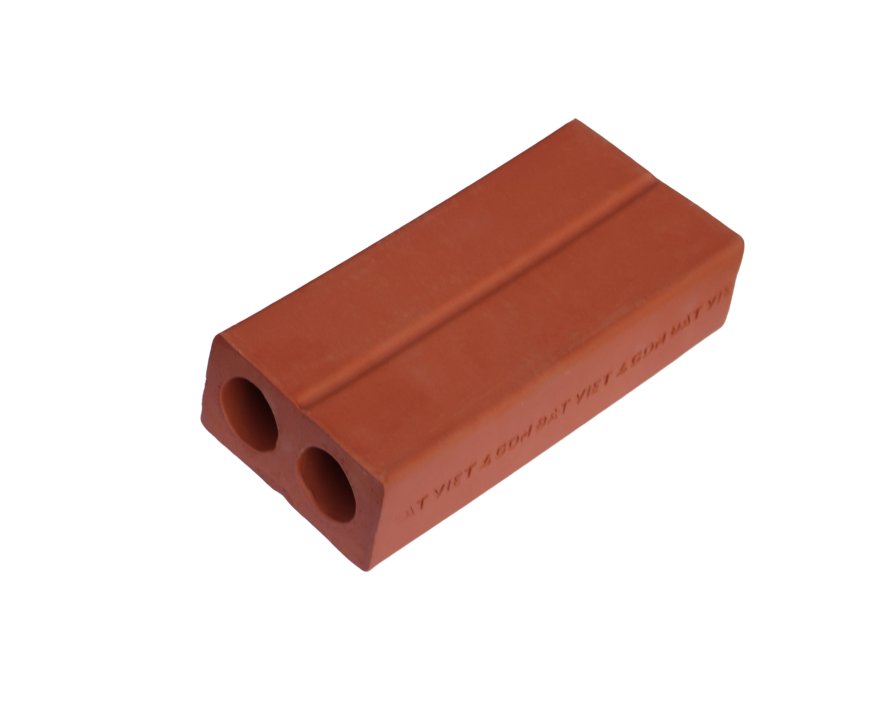 Gạch xây 2 lỗ không trát