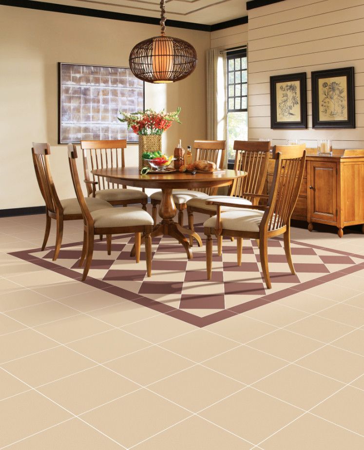 Gạch lát màu kem vàng