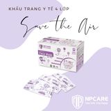  Khẩu trang y tế 4 lớp Save the Air (H/50c) 