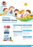  [TPCN Nhập Khẩu] Siro tăng sức đề kháng phòng ngừa ốm vặt cho bé Doppelherz Aktiv Kinder Immune Syrup (Chai 150ml) [DOPPELHERZ] 