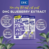  Viên Uống Bổ Mắt Việt Quất DHC Blueberry Extract Cải Thiện Thị Lực gói 60 viên (30 Ngày) và gói 180 viên (90 Ngày) [DHC] 