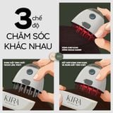  Lược Massage Đẩy Tinh Chất Móc Tóc - KIRA IKUMO Đả thông kinh mạch, Thư giãn da đầu, Ngăn rụng tóc 