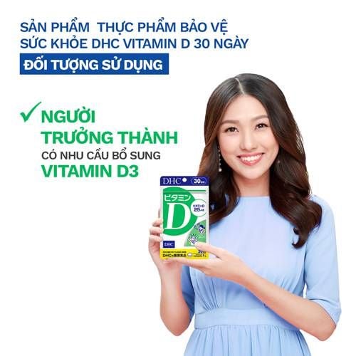  Viên uống bổ sung vitamin D DHC Vitamin D 30 viên (30 ngày) [DHC] 