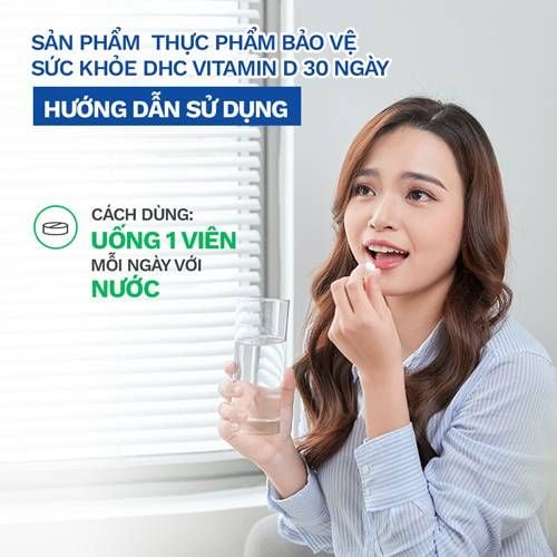  Viên uống bổ sung vitamin D DHC Vitamin D 30 viên (30 ngày) [DHC] 