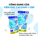  Viên uống Canxi DHC giúp xương chắc khoẻ, giảm đau nhức xương khớp gói 120 viên (30 ngày) và gói 360 viên (90 ngày) [DHC] 