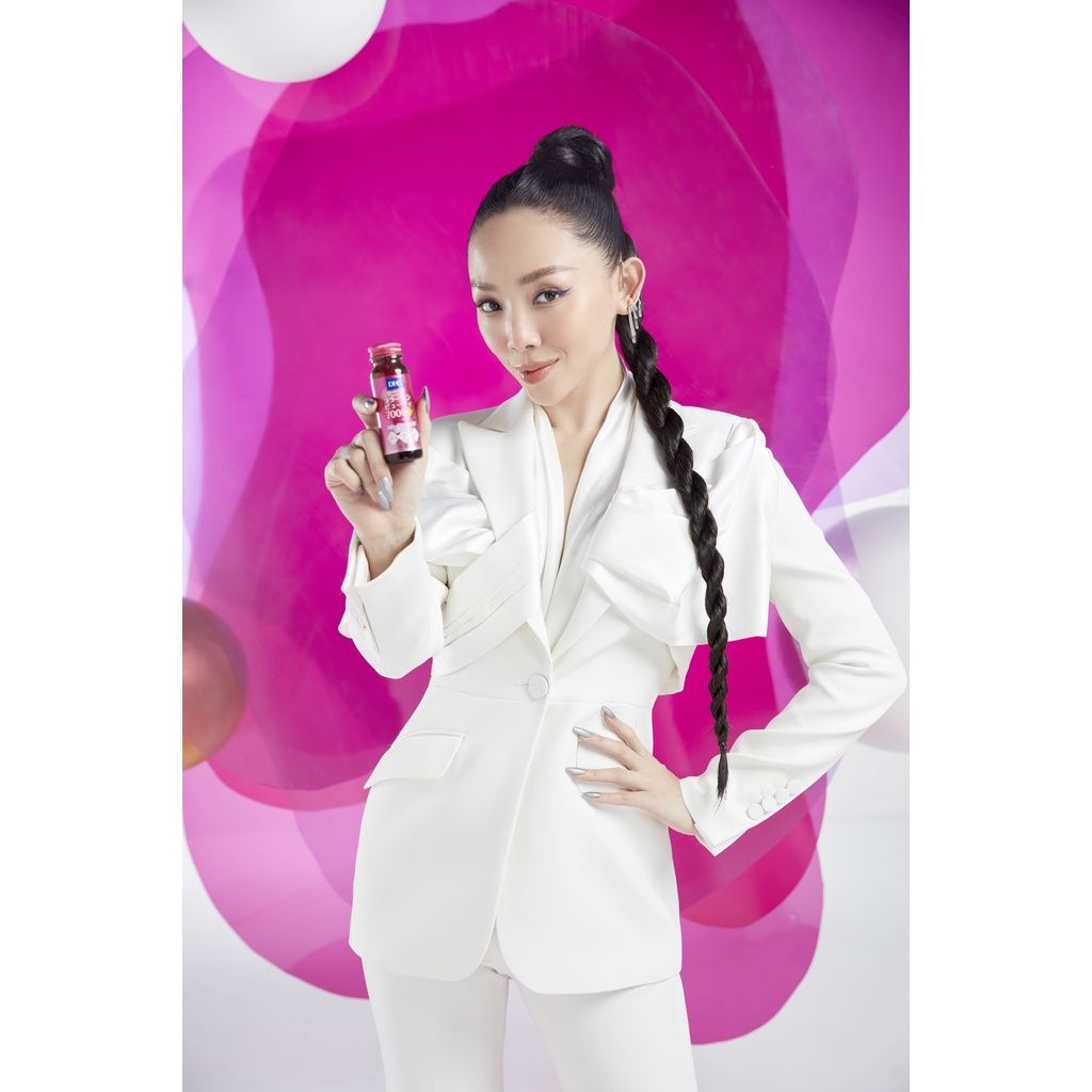  Nước uống Collagen DHC Nhật Bản hàm lượng 7000mg/lọ nuôi da căng mọng, ngăn ngừa thâm nám 10 lọ (1 hộp) [DHC] 