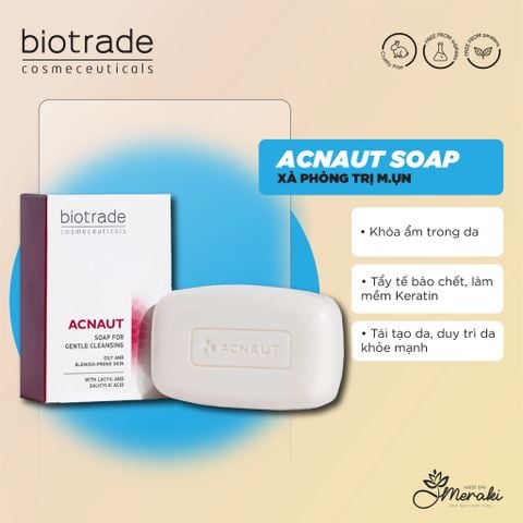  Xà phòng giảm mụn ACNAUT SOAP 100g [BIOTRADE] 